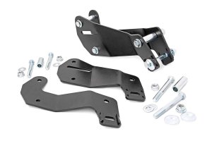 Jeep Wrangler Control Arm Relocation Kit - Front - Rough Country - '07-'17